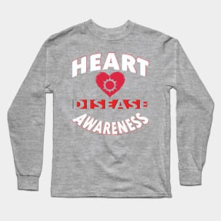 Heart disease awareness month Long Sleeve T-Shirt